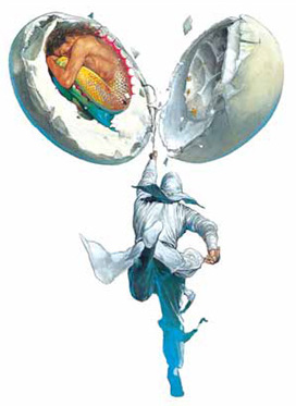 A comic dynamo who draws outside the lines