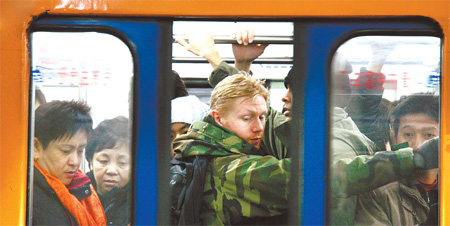 Surviving subway at rush hour