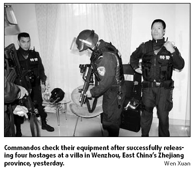 Police rescue all four hostages after 24-hour standoff