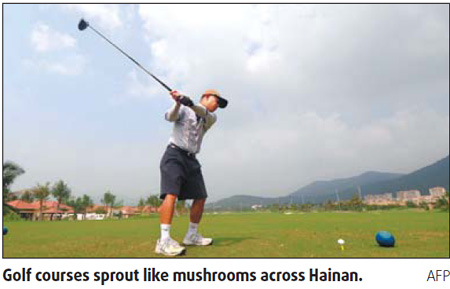 Developing 'golf island' with eye on Olympic gold