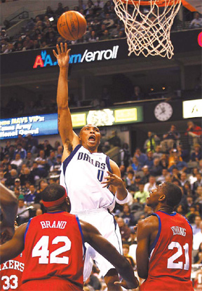Terry's jumper lifts Mavs past 76ers