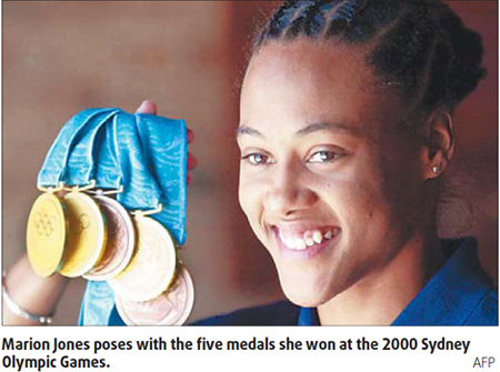 IOC withholds Jones' 100m gold from Thanou