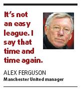 Just one of those days, says Ferguson after loss