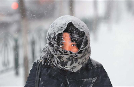 Cold snap strikes normal life in northwest China