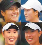 Women's tennis players