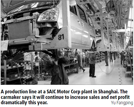 SAIC expects rosy FY profit figures
