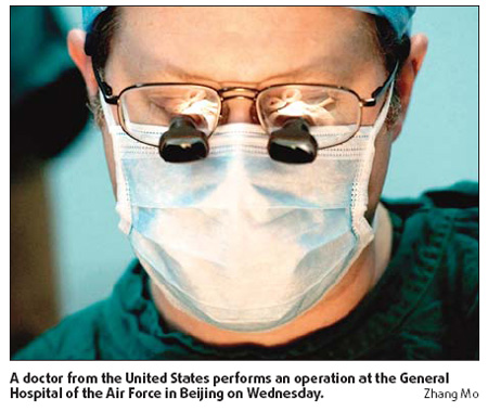 US medics bring hope to young burn victims