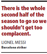 Messi joins 100 club as Barca shine