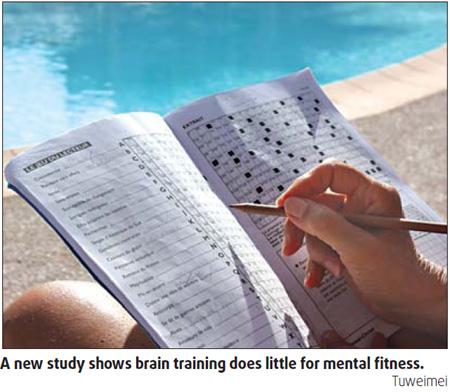 Brain training, mostly hype