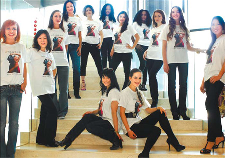 Model contest raising awareness of cancer