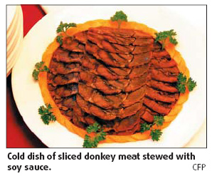 Grin, it's a donkey