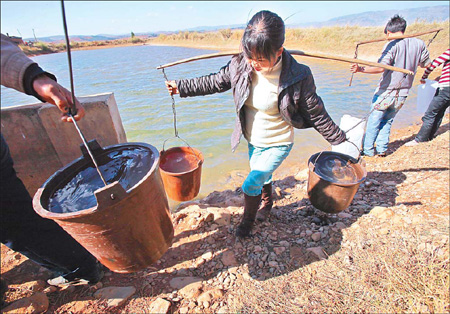 Yunnan, Guangxi reel from severe drought