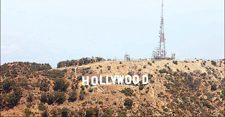 Hollywood sign gets makeover for fundraising drive over view