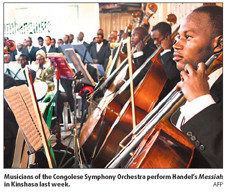DR Congo orchestra brings Handel to heart of A
