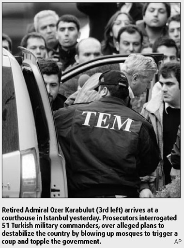 Generals' arrest sign of power struggle in Turkey