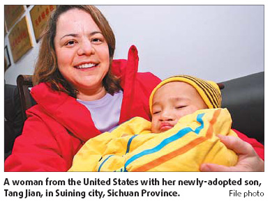Fewer Chinese children available for adoption in US