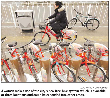 Free bike system gets rolling on 100 sets of wheels