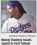 Ramirez to lead dodgers' taiwan trip