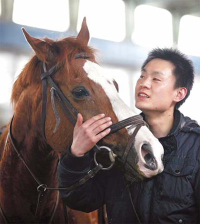 Grabbing the reins of his new life