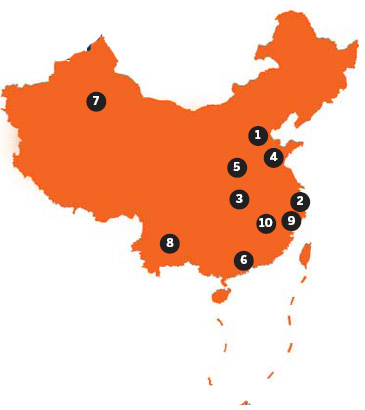 Around China