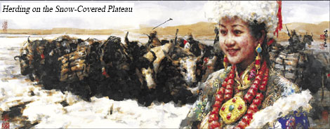 Artist captures the allure of Tibet