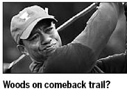 Woods' practice reports set tour tongues wagging