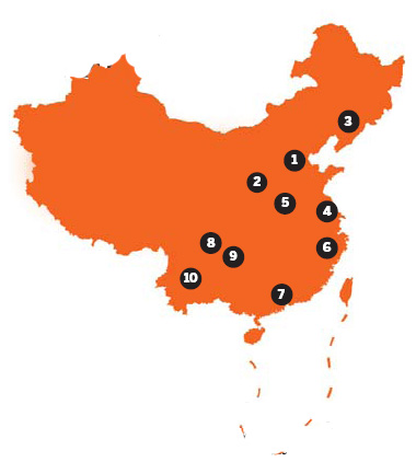 Around China