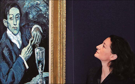 Picasso portrait up for auction