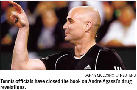 Agassi drug inquiries dropped