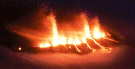 Iceland's volcanic fire
