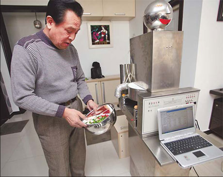 Cooking up a storm with the help of a machine