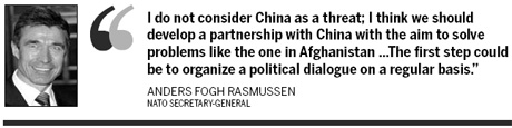NATO seeks Chinese rebuilding help for Kabul