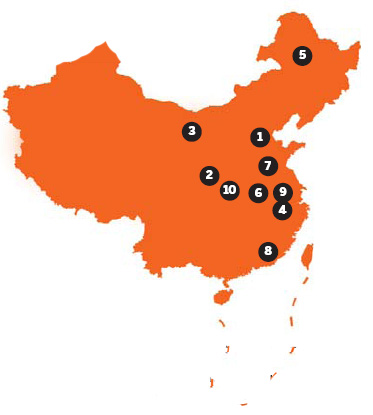 Around China