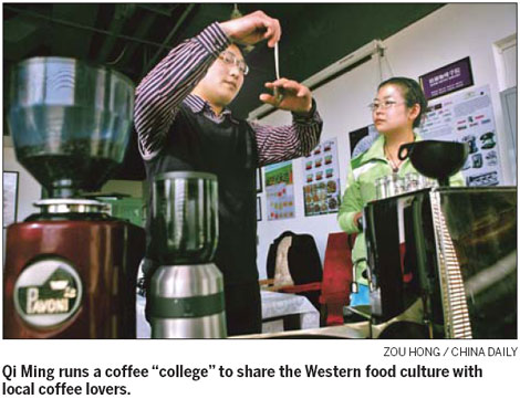 Entrepreneur's college aims at distinct coffee culture