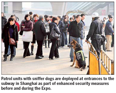 Expo security tightened