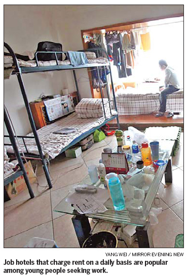 'Job hotels' popular with graduates on tight budget