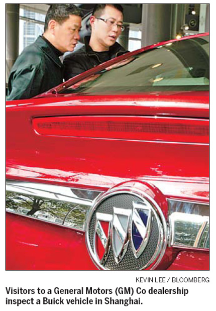 GM steers China sales to new heights
