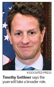 Geithner heads to Beijing for talks