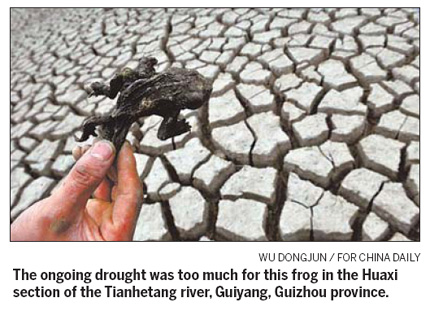 Villagers struggle for survival
