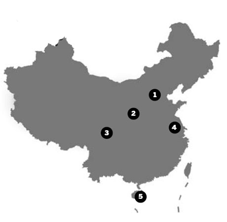 Around China