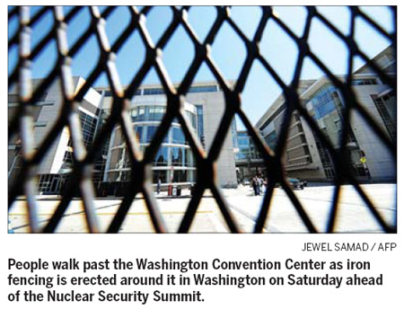 Security in Washington tight