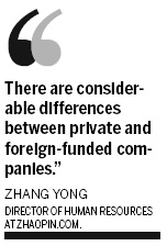 Job-hoppers prefer foreign firms: survey