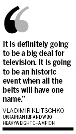 Klitschkos want all titles under one name