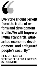 Jilin concentrates on solving social concerns