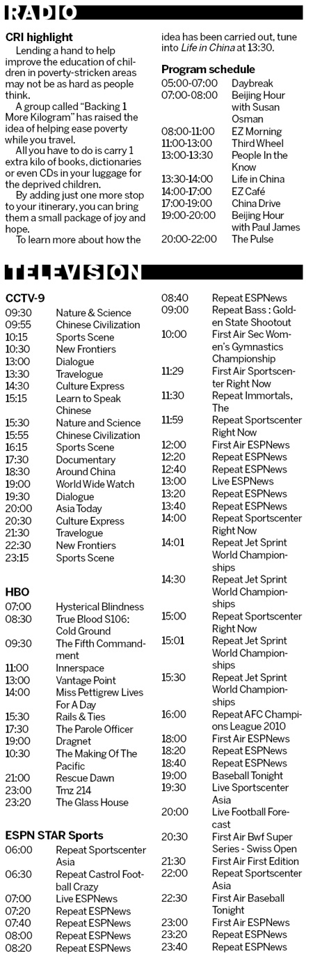 What's on