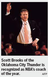 Brooks named best coach