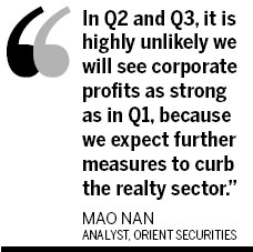 Rosy earnings in Q1 failto halt market downturn