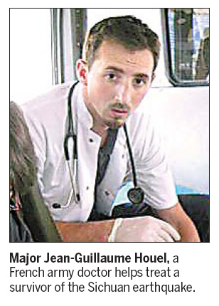 French doctor hailed for disaster aid