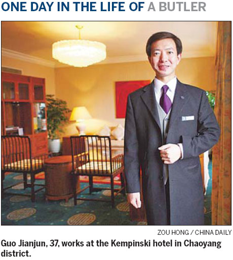 Chief butler to world's leaders serves top hotel