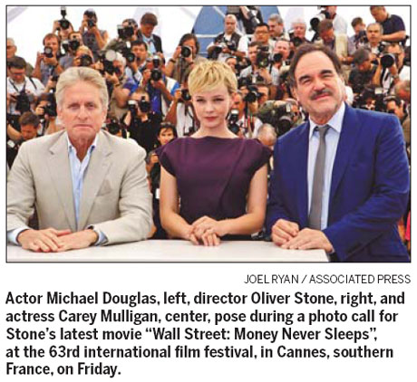Stone brings Gekko back to big screen